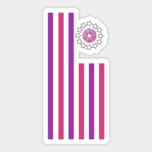 Donut - Flag Sticker